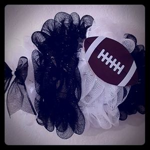Raiders themed Wreath